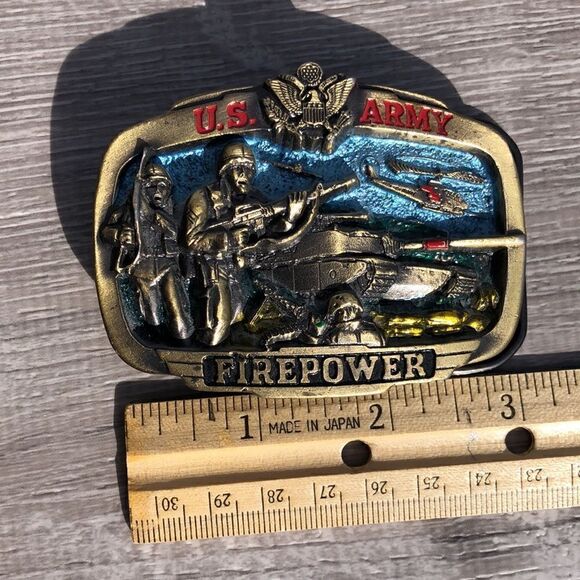 US Army Firepower belt buckle - Picture 3 of 5